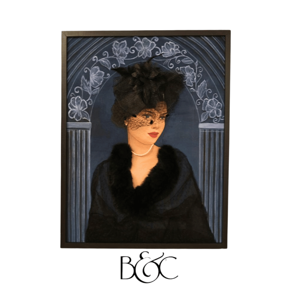 Tableau portrait de l'élégance