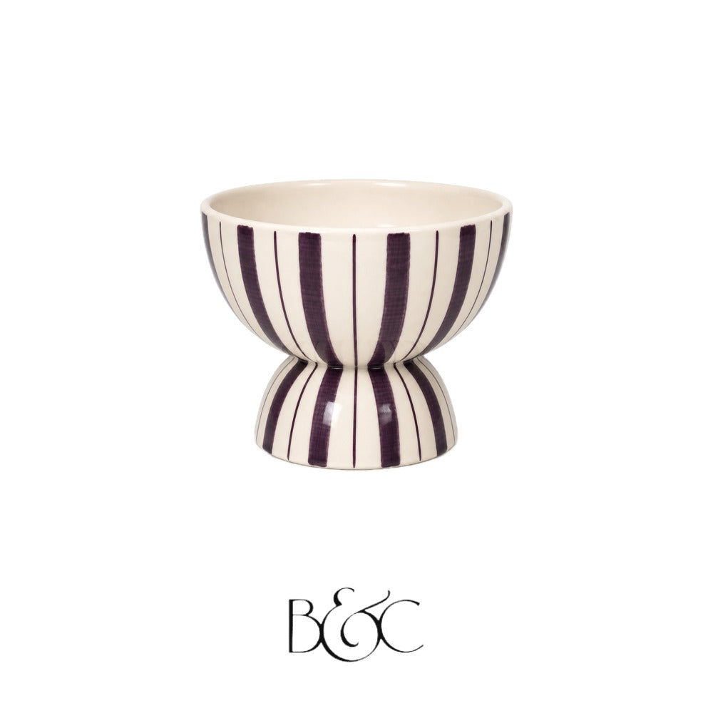 Coupe rayée Blossom Moyen, Figue – BEŶT