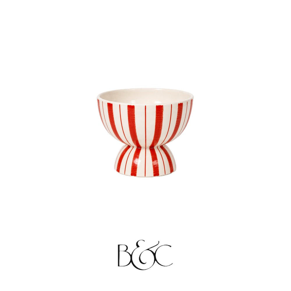 Coupe rayée Blossom Petit, Tomate – BEŶT
