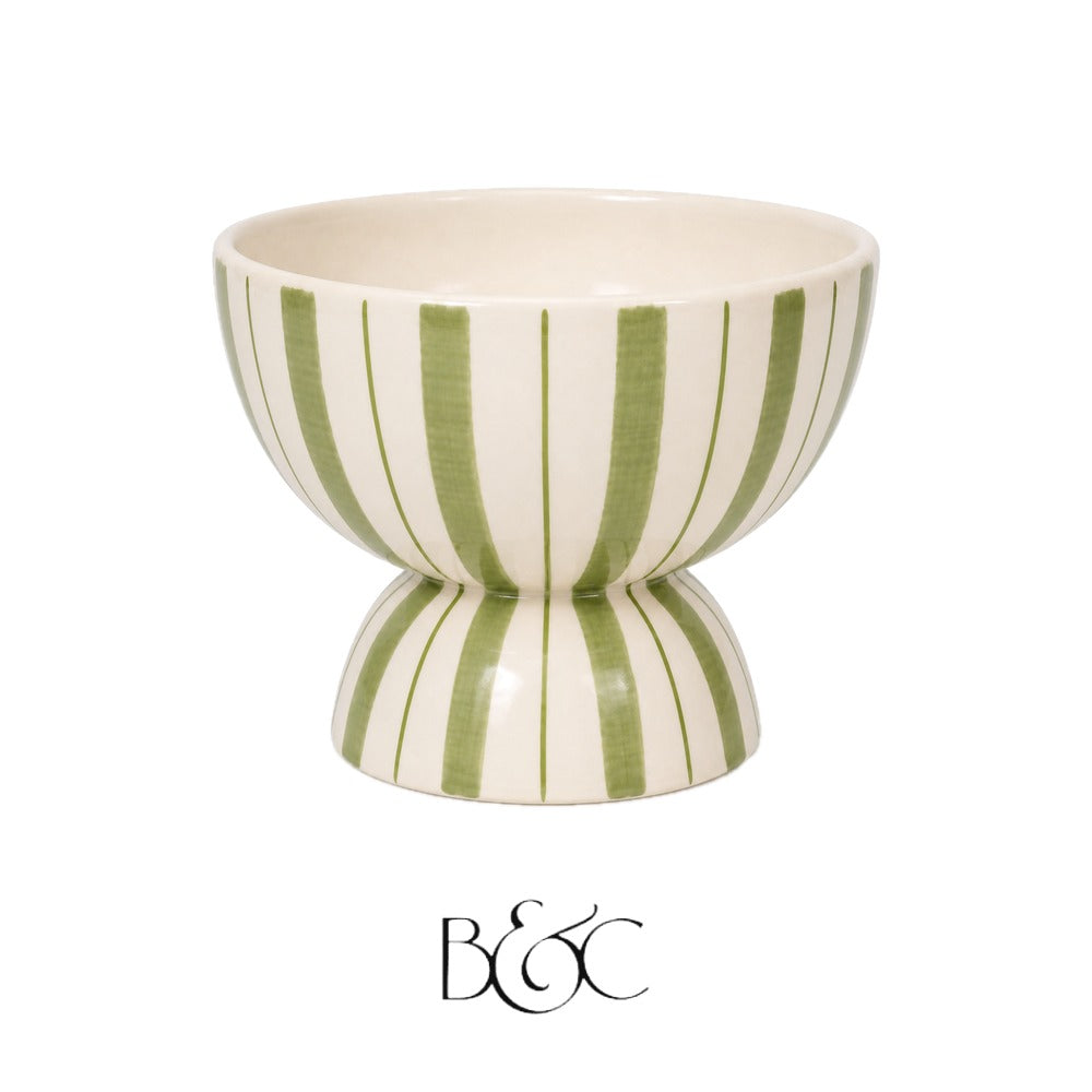 Coupe rayée Blossom Grand, Olive – BEŶT