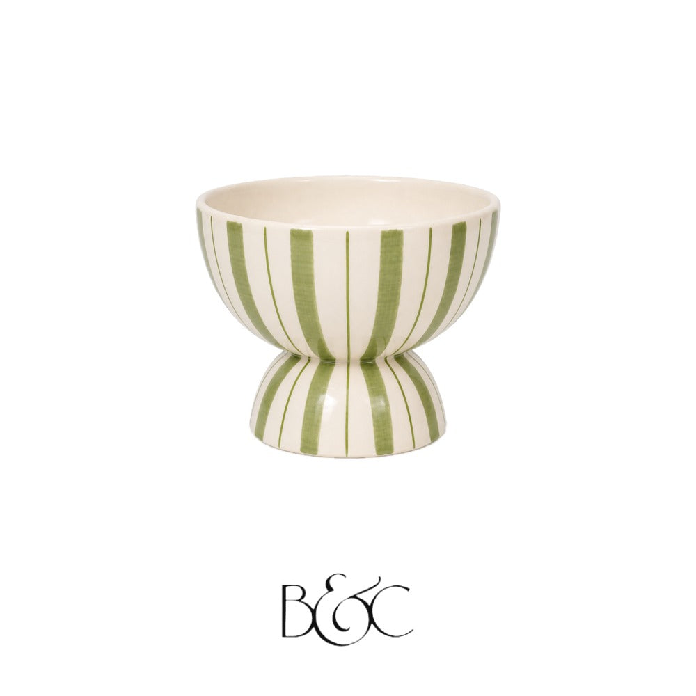 Coupe rayée Blossom Moyen, Olive – BEŶT