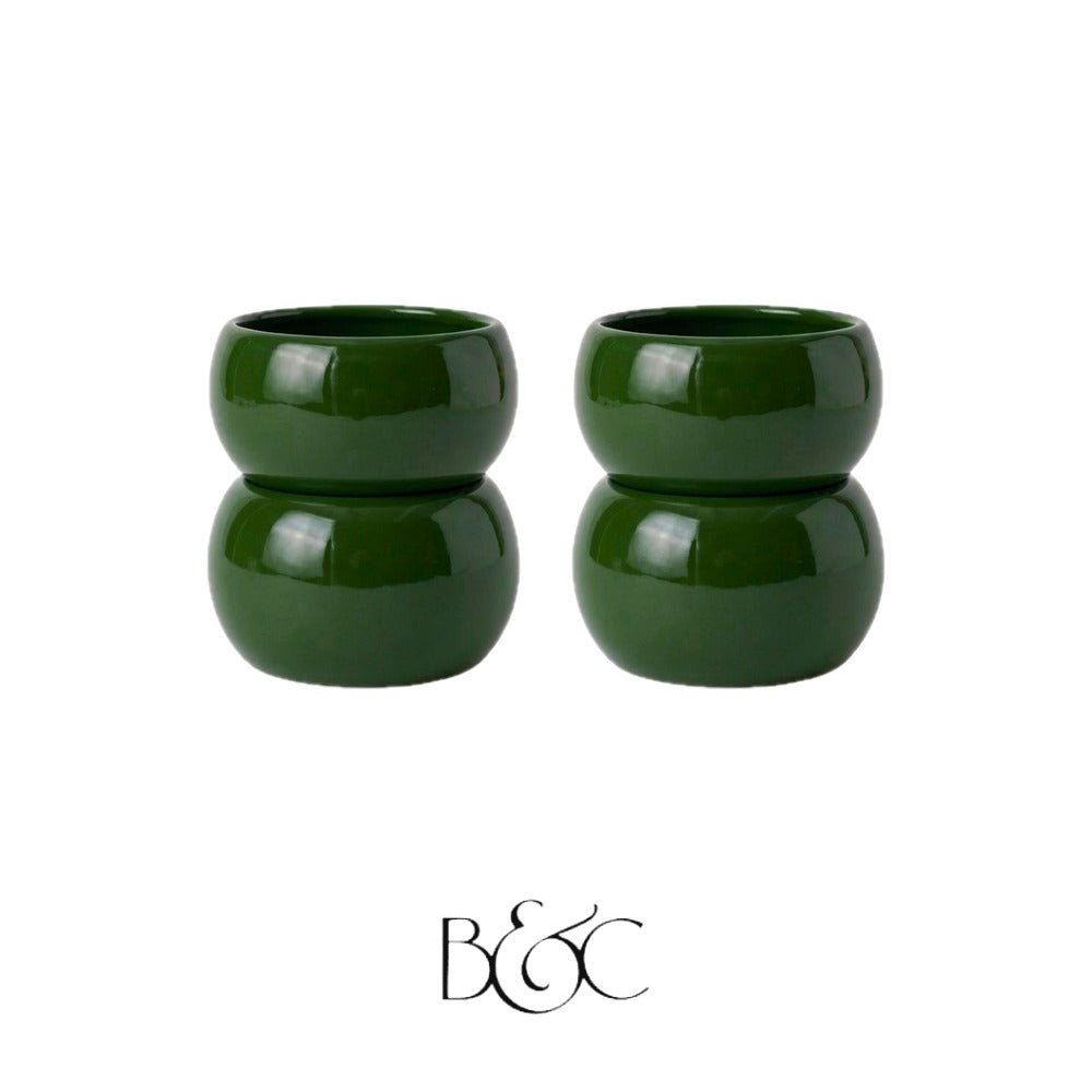 Duo de tasses à café Sfênj, Cèdre – BEŶT