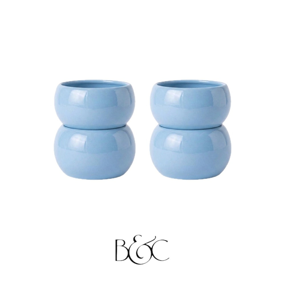 Duo de tasses à café Sfênj, Chefchaouen – BEŶT