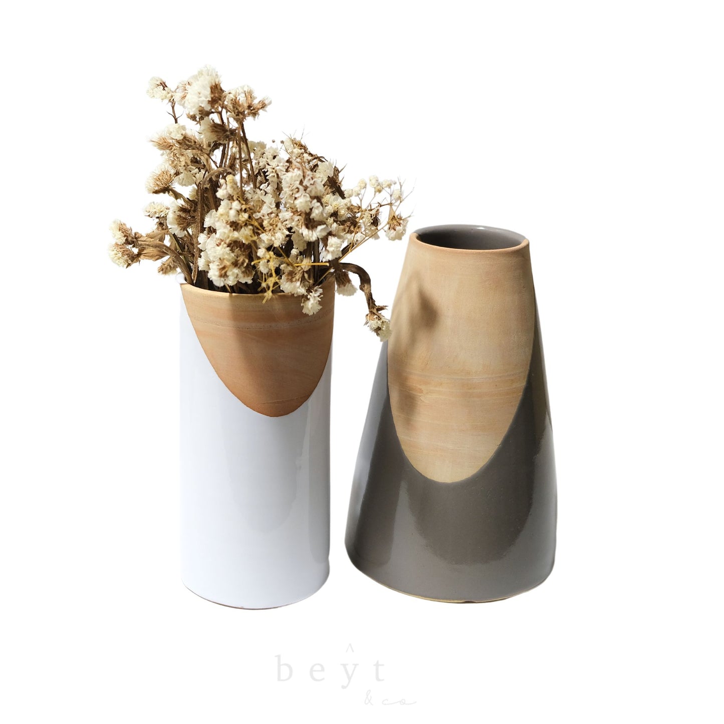 Vase - Dipped Vase M-Gris