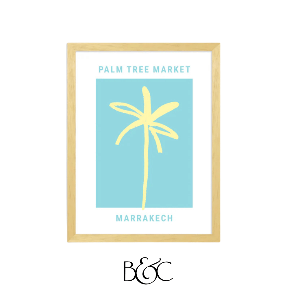 Poster Palm Tree Market 1