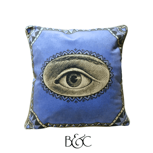 Coussin Vintage Eye violet