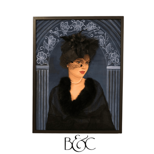 Tableau portrait de l'élégance