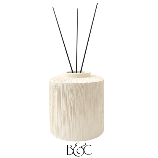 Diffuseur Céramique Strie Blanc
